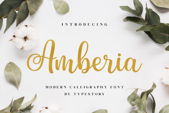 Amberia: A Sweet Script Font for Handmade Creations