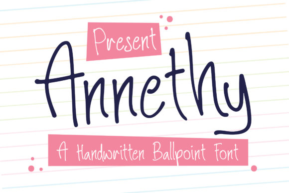 Annethy: A Handwritten Font That Elevates Your Craft Creations