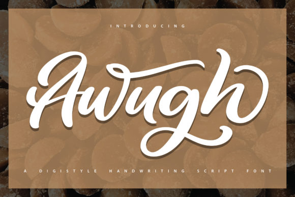 Awugh Font for Handmade Projects and Stylish Branding