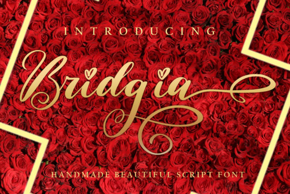 Bridgia: A Delicate Script Font for Handmade Creations