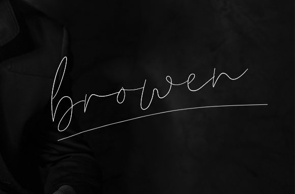 Browen: A Stylish Script Font for Modern Campaigns