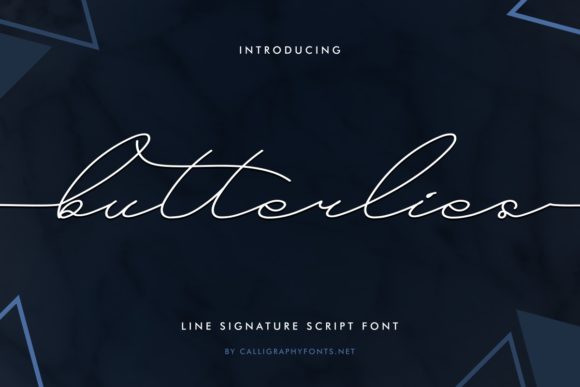 Butterlies Font for a Polished and Memorable Brand Look