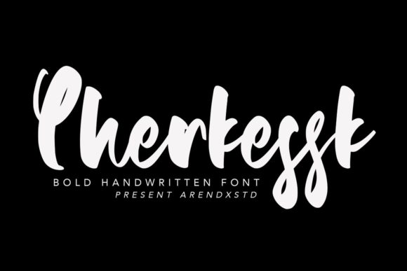 Cherkessk: A Bold Script Font for Editorial Design
