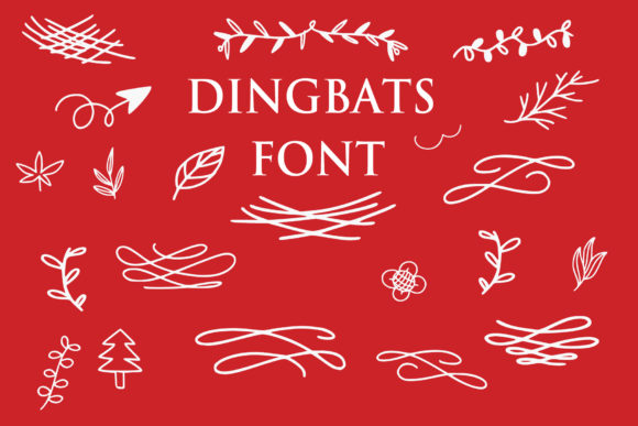 Dingbats Floral for Creative Branding and Design Projects