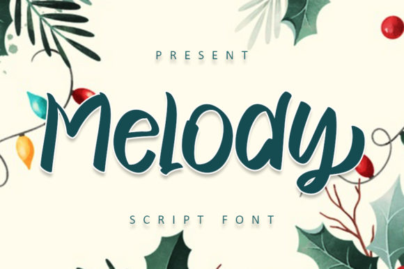 Discover the Beauty of Melody: A Script Handwritten Font for Editorial Design