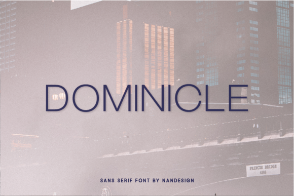 Dominicle: A Minimal Sans Serif Font for Modern Web Design