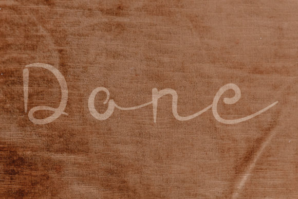 Done: A Relaxed Script Font for Editorial Design