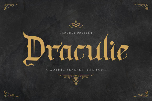 Draculie: A Gothic Font That Elevates Branding and Design