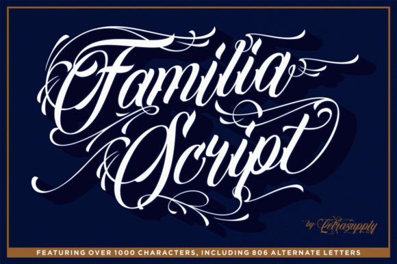 Familia Script: A Timeless Script Font for Editorial Design