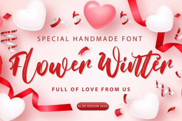 Flower Winter Font for Festive Branding and Professional Design