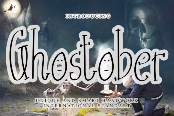 Ghostober: A Playful Script Font for Business Branding