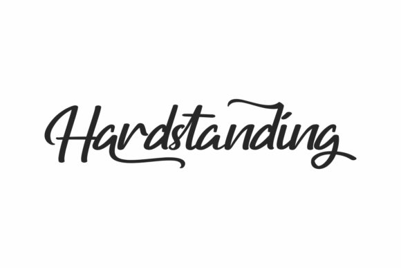 Hardstanding: A Script Handwritten Font for Digital Branding