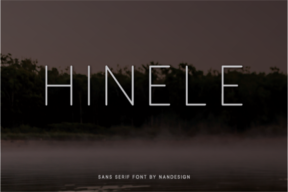 Hinele Font: A Minimal Sans Serif for Modern Design
