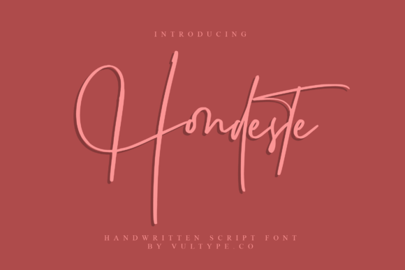 Hondeste: The Elegant Script Font for Impactful Campaigns