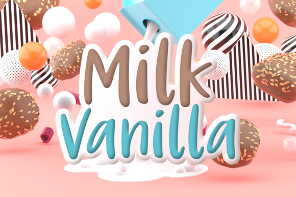 Milk Vanilla Font for Playful Branding and Social Campaigns