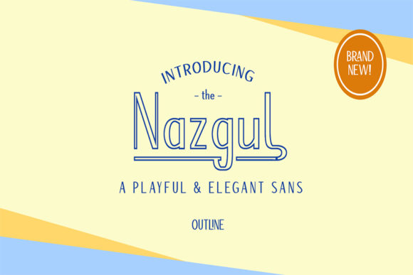 Nazgul Outline: A Font for Bold Branding and Modern Design