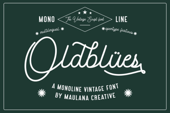 Oldblues: A Vintage Font That Elevates Your Brand