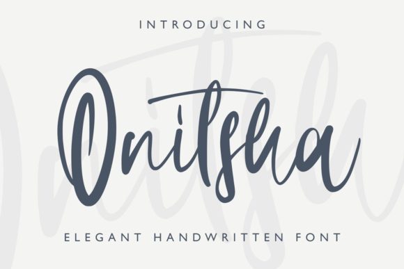 Onitsha: A Script Handwritten Font for Modern Web Design