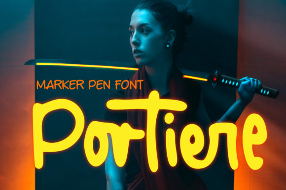Portiere Font: A Trendy Handwritten Script for Design Projects