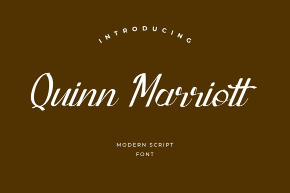Quinn Marriott Font for Professional Branding and Design