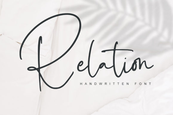 Relation: A Casual Script Font for Creative Editorial Design