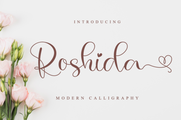 Roshida Font: A Beautiful Script Handwritten Style
