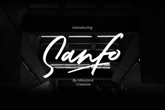 Sanfo: A Stylish Handwritten Font for Business Branding