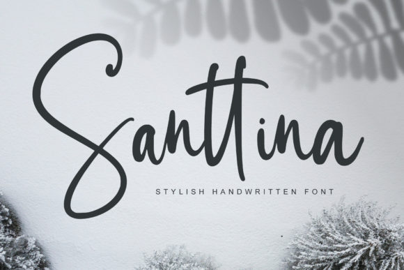 Santtina: A Modern Handwritten Font for Creative Design