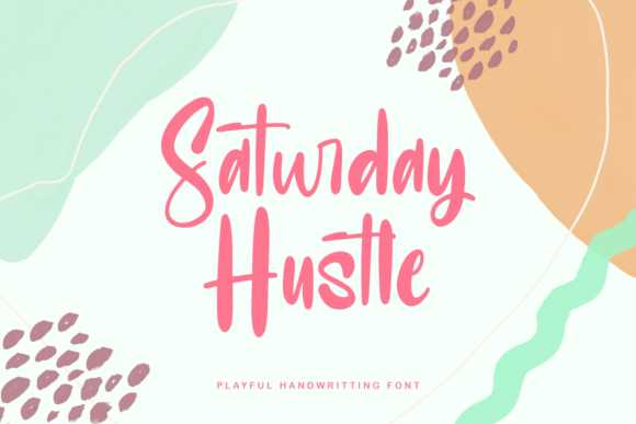 Saturday Hustle: A Playful Script Font for Creative Branding