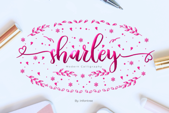 Sharley: A Romantic Handwritten Font for Editorial Design