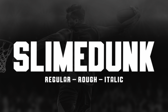 Slimedunk: A Bold Sans Serif Font for Creative Projects