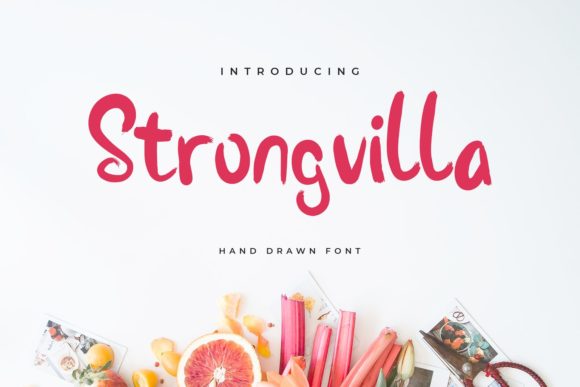 Strongvilla: A Sweet Script Font for Social Media and Creative Campaigns