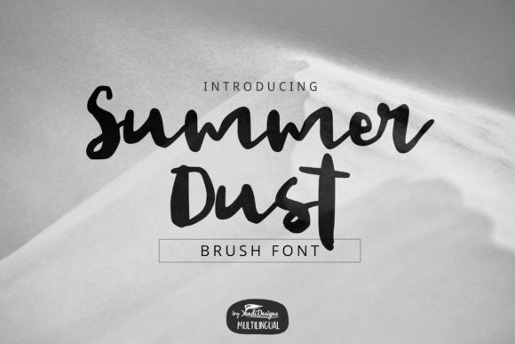 Summer Dust Font for Whimsical Handmade Creations