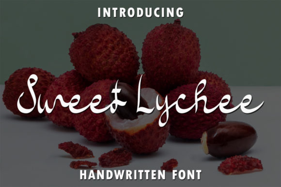 Sweet Lychee: A Modern Handwritten Font for Expressive Branding