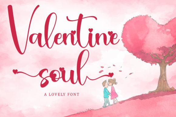 Valentine Soul: A Delicate Script Font for Romantic Typography