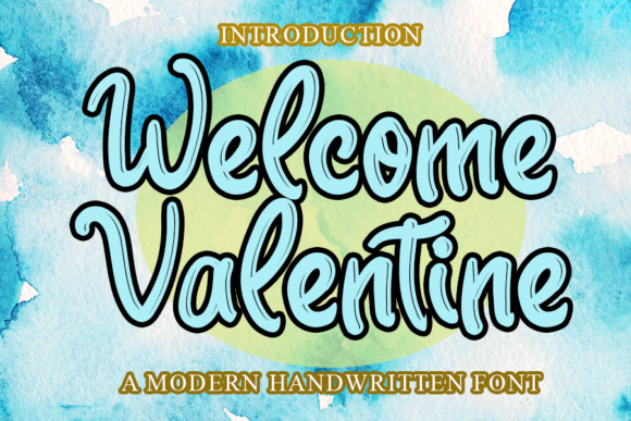 Welcome Valentine Font for Branding and Design