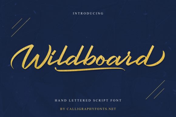 Wildboard: A Handwritten Font for Memorable Branding